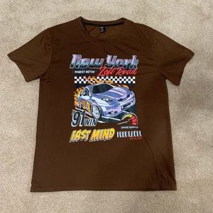 Brown Graphic Tee